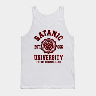 SATANIC UNIVERSITY - SATANISM OCCULT Tank Top